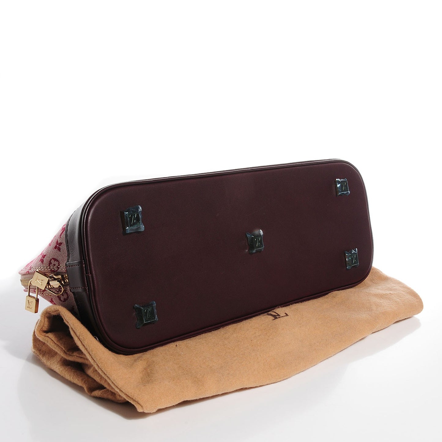 Mini Monogram Alma Long Cherry