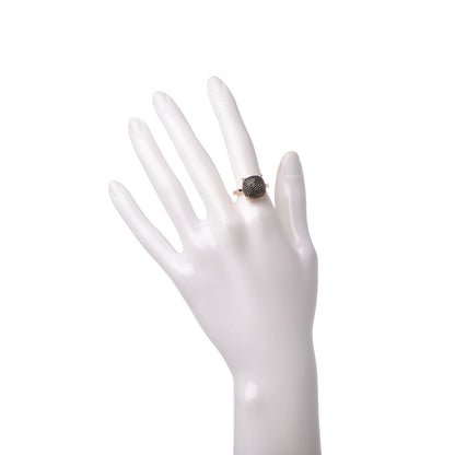 Tiffany 18K Rose Gold Black Spinel 12mm Paloma Picasso Sugar Stacks Ring 52 6 2 of 6