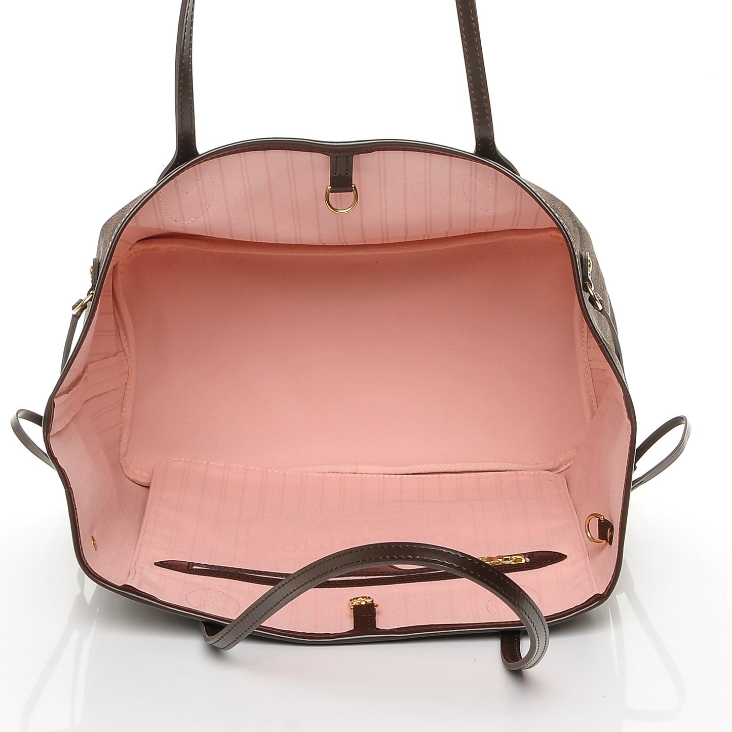 Damier Ebene Neo Neverfull MM Rose Ballerine