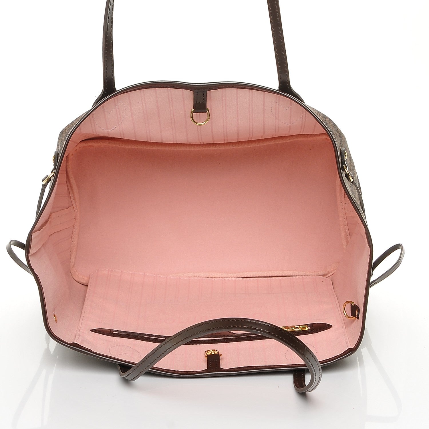 Louis Vuitton Damier Ebene Neo Neverfull MM Rose Ballerine 5 of 6