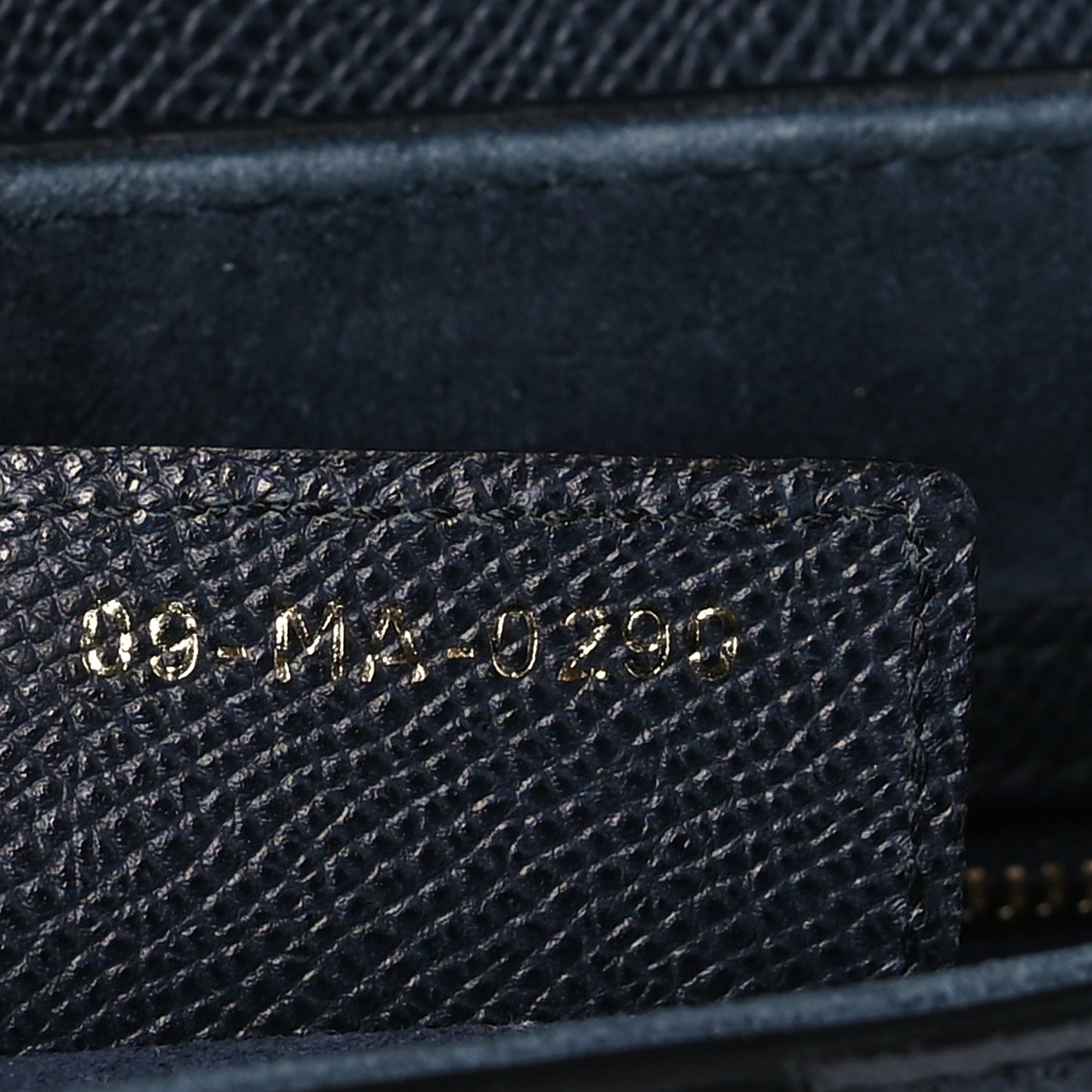 Grained Calfskin Saddle Bag Black