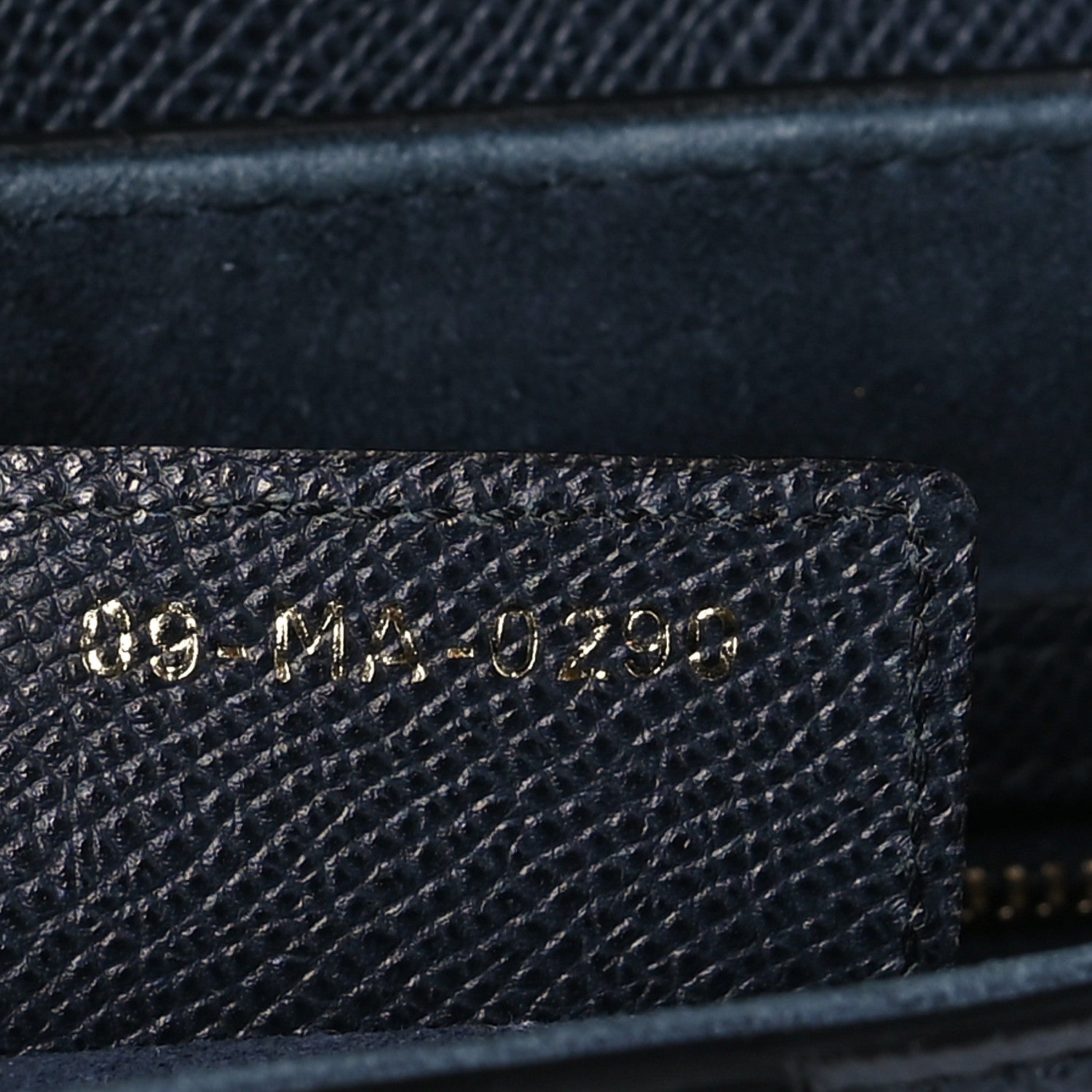 Christian Dior Grained Calfskin Saddle Bag Black 7 of 13