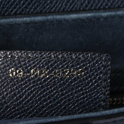 Christian Dior Grained Calfskin Saddle Bag Black 7 of 13