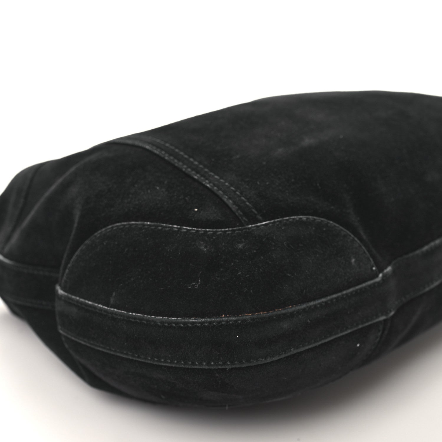 Prada Scamosciato Suede Hobo Black 7 of 9