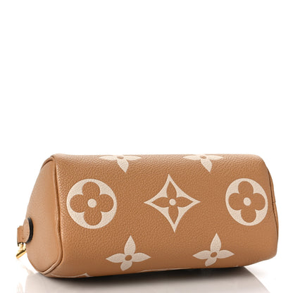 Louis Vuitton Empreinte Monogram Giant Nano Speedy Arizona Creme 4 of 8