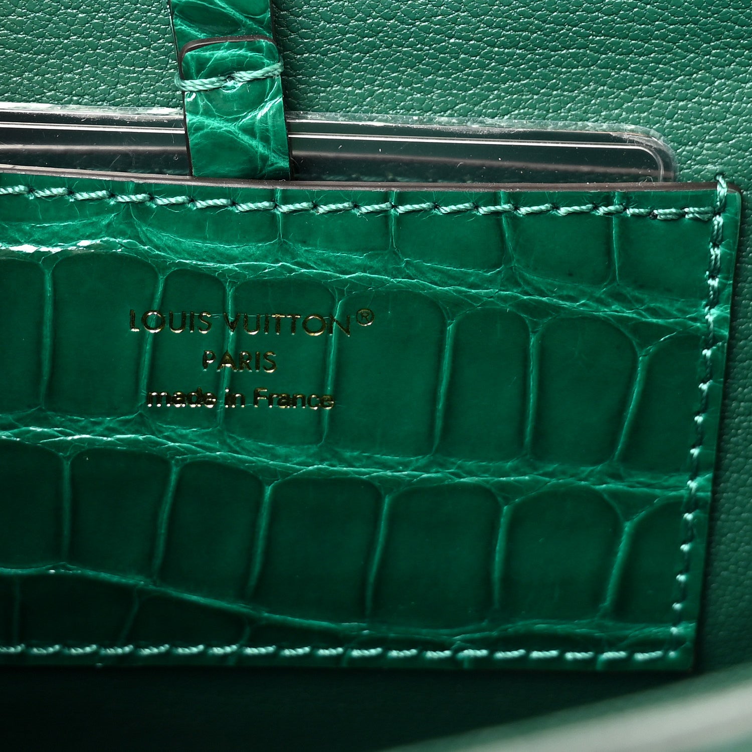 Louis Vuitton Alligator Rose Des Vents Mini Emeraude 6 of 9
