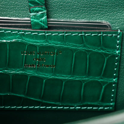Louis Vuitton Alligator Rose Des Vents Mini Emeraude 6 of 9