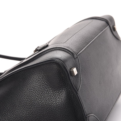 Celine Drummed Calfskin Mini Luggage Black 15 of 20