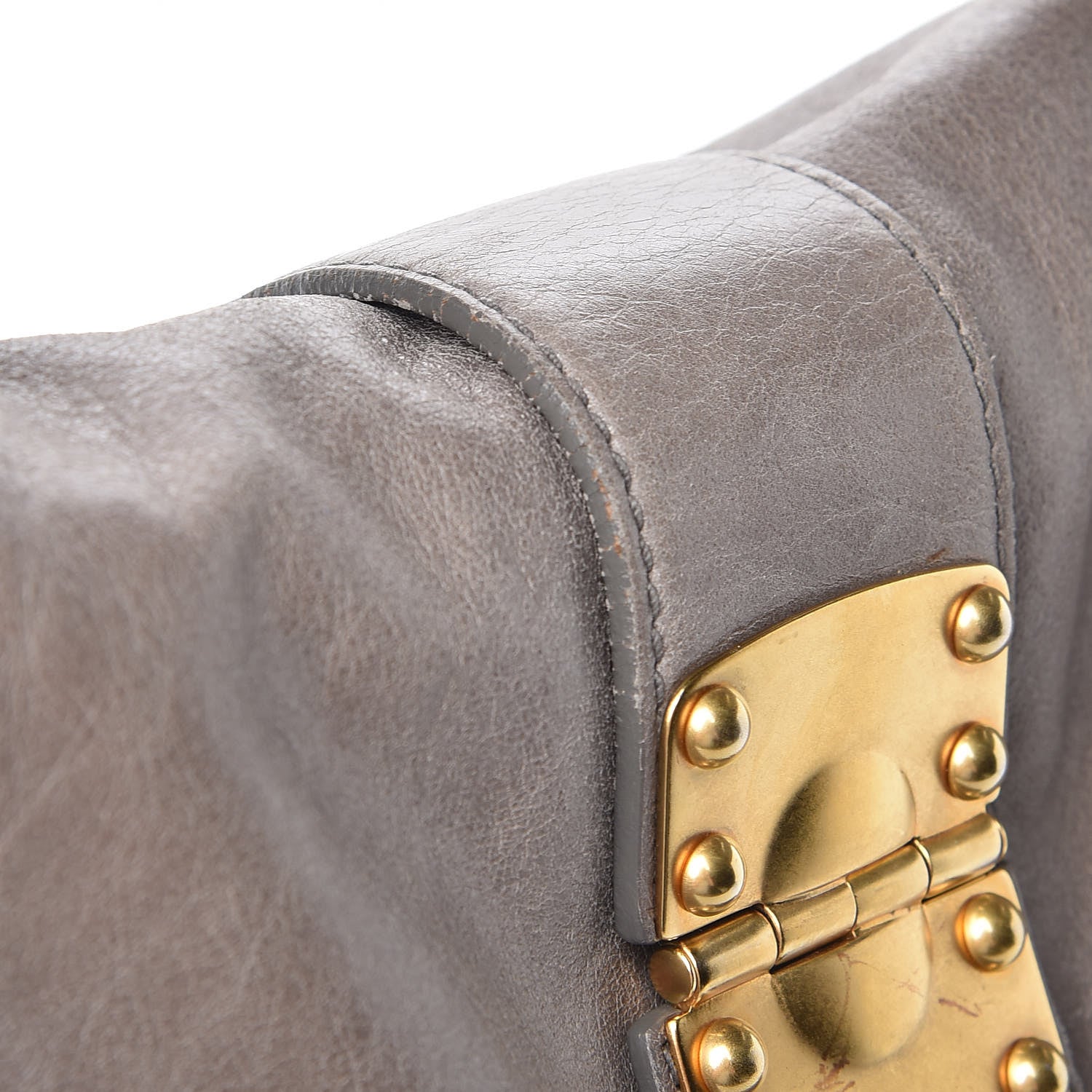 Miu Miu Nappa Matelasse Coffer Hobo Fumo 15 of 15