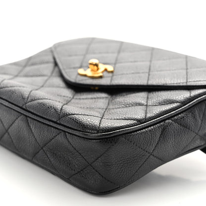 Chanel Caviar Quilted Flap Belt Bag Black 10 of 10