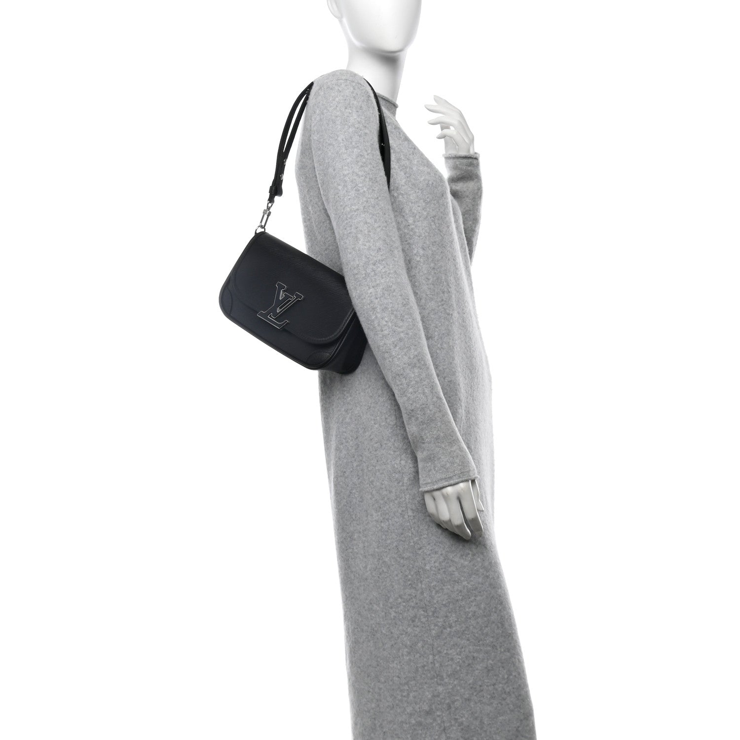 Louis Vuitton Epi Buci Crossbody Black 2 of 9