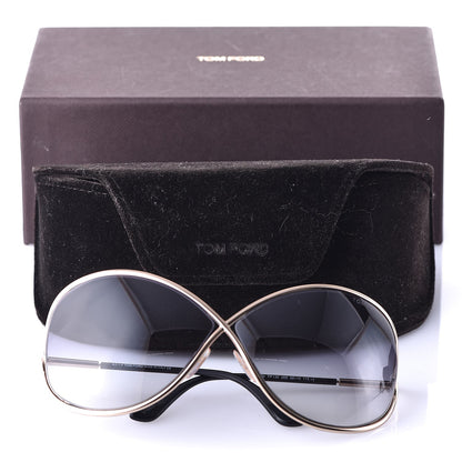 Tom Ford Miranda Crossover Sunglasses TF130 Black Rose Gold 8 of 8
