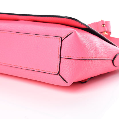 Burberry Calfskin Smooth Grain Small Burleigh Crossbody Bag Neon Pink 6 of 12