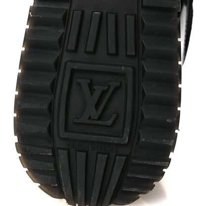 Louis Vuitton Suede Monogram Run Away Sneakers 38.5 Black 8 of 10