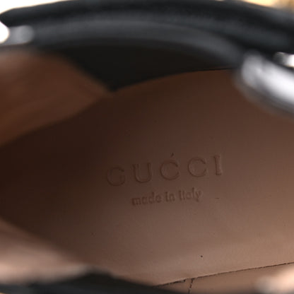 Gucci Calfskin Crystal GG Trip Chelsea Ankle Boots 39 Black 7 of 13