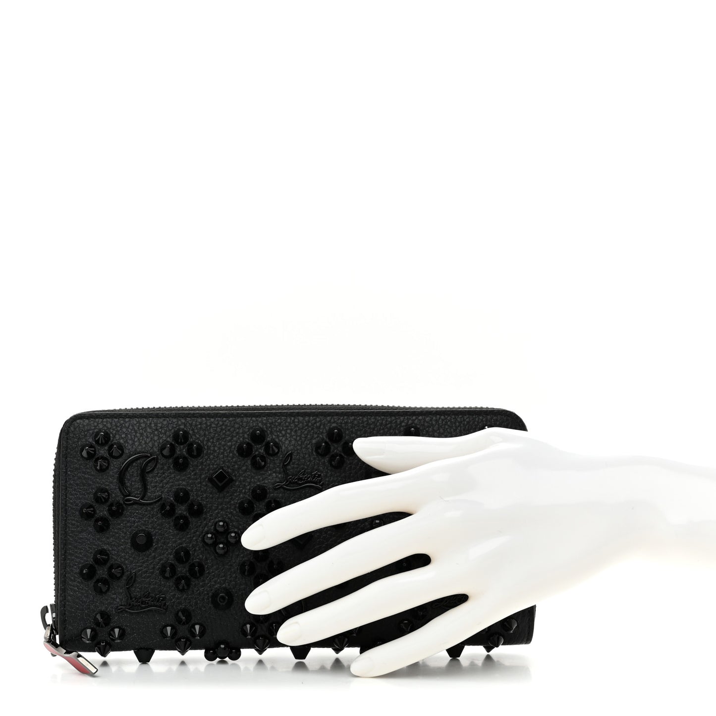 Calfskin Loubinthesky Panettone Wallet Black