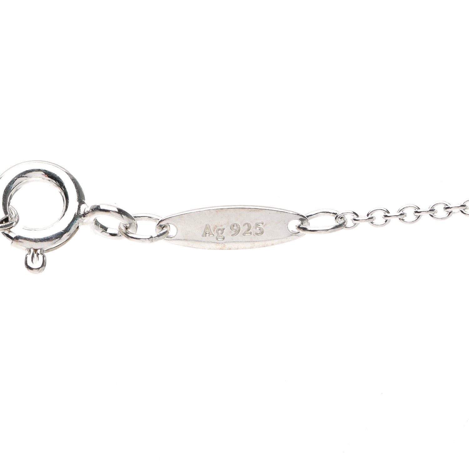 Tiffany Sterling Silver Elsa Peretti Infinity Cross Pendant Necklace 7 of 7