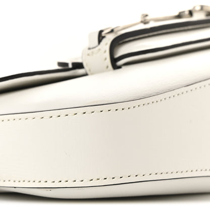 Gucci Demetra Mini Horsebit 1955 Asymmetric Shoulder Bag Great White 9 of 12