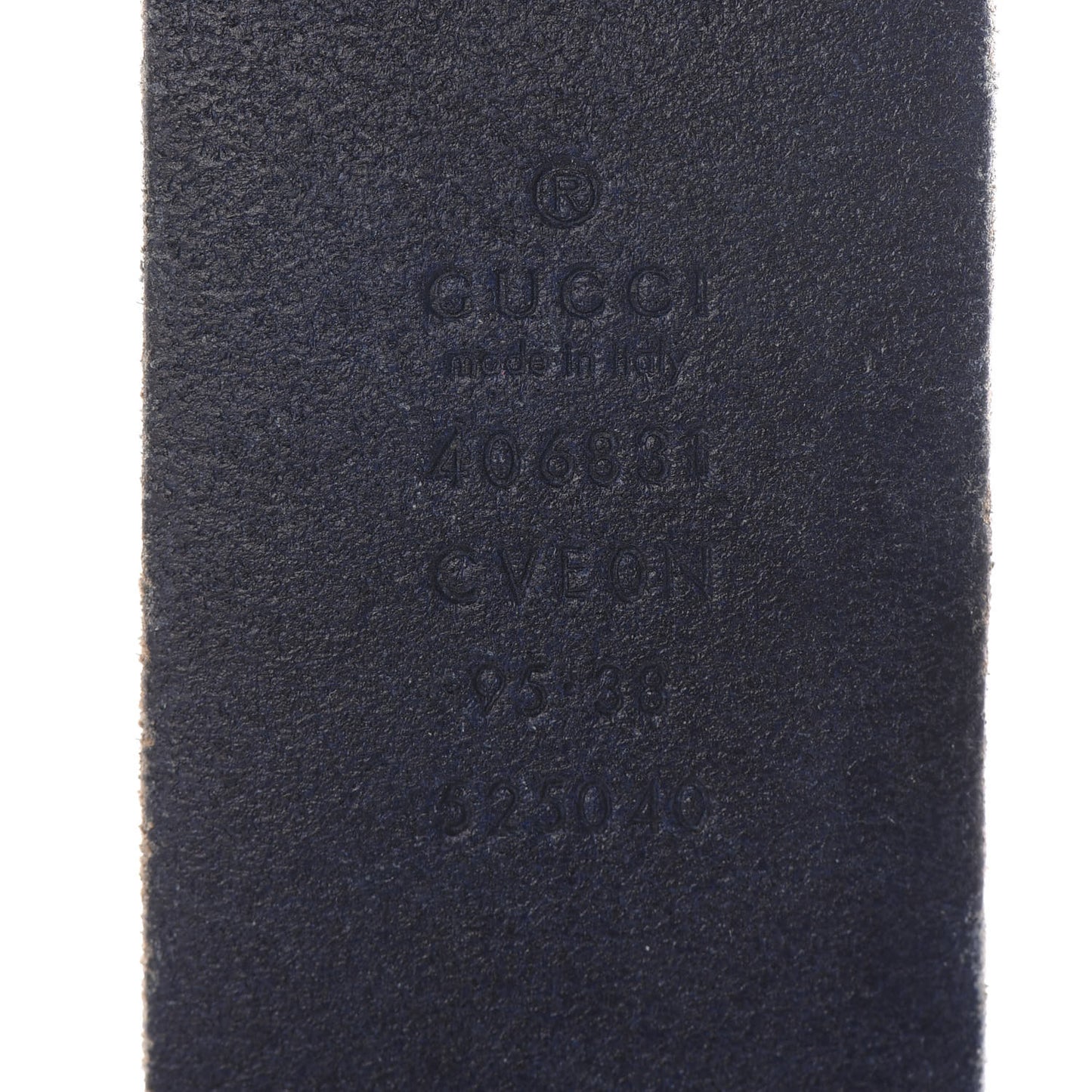 Cuoio Toscano Nickel Double Double G 40mm Belt Blue