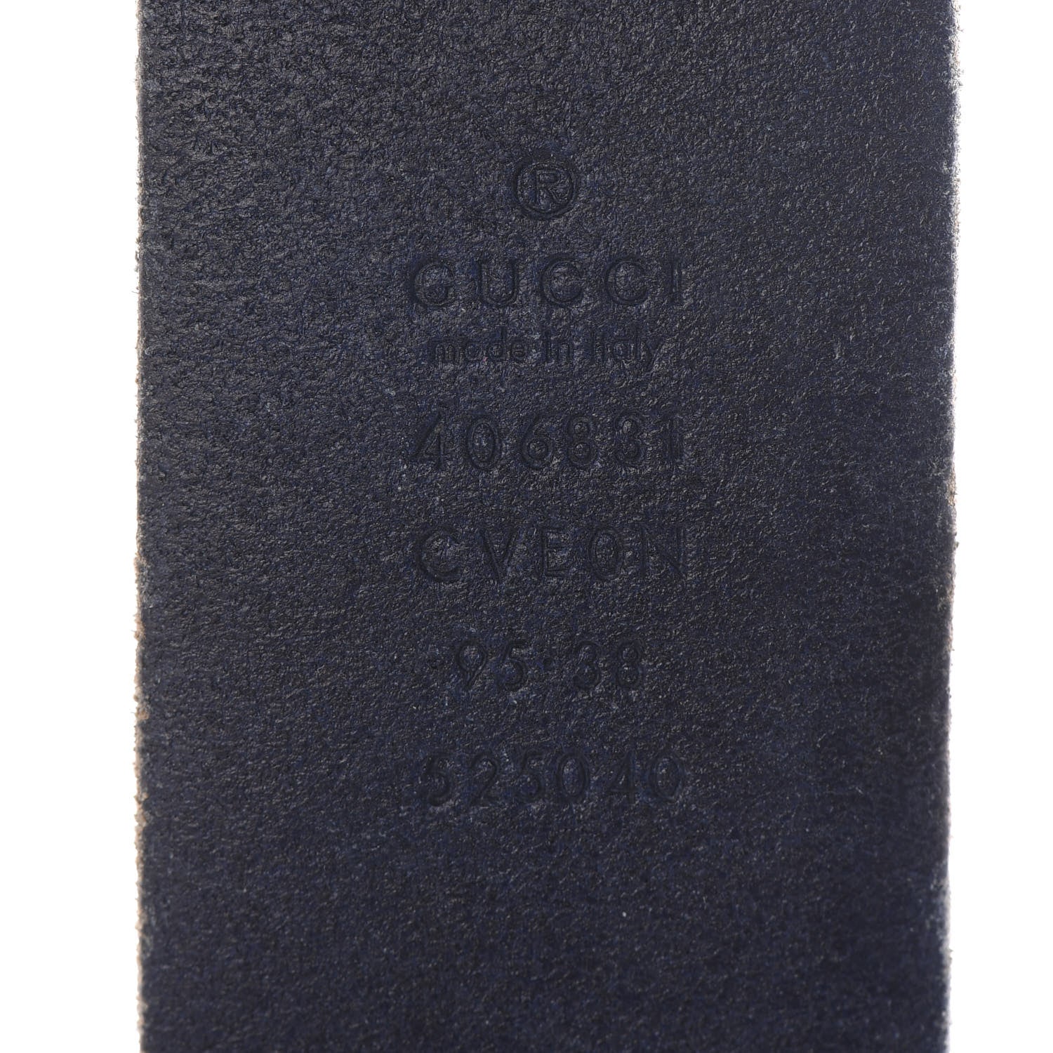 Gucci Cuoio Toscano Nickel Double Double G 40mm Belt Blue 4 of 7