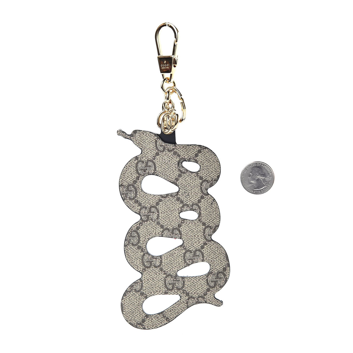 Gucci Monogram Kingsnake Key Charm 2 of 4