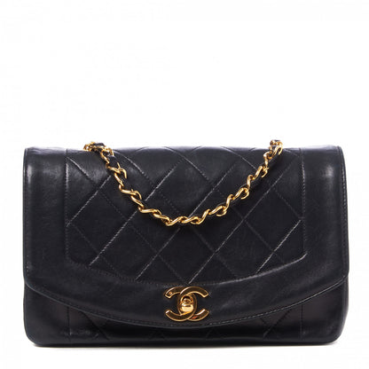 Chanel Lambskin Quilted Small Single Flap Black 1 of 9