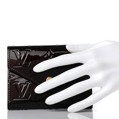 Louis Vuitton Vernis Victorine Wallet Amarante 2 of 7