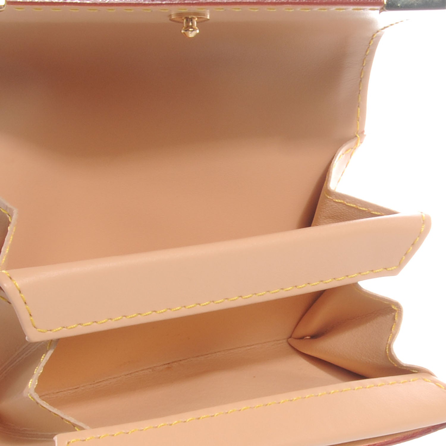 Louis Vuitton Monogram Multicolor Porte-Monnaie Plat Coin Purse White 5 of 7