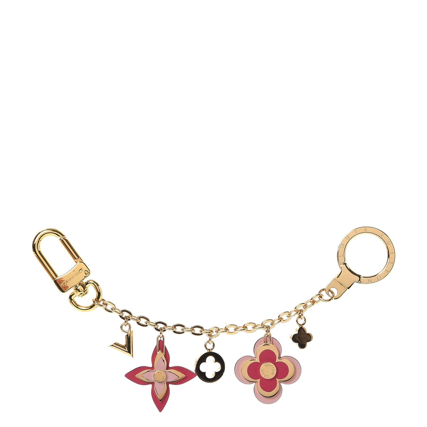 Blooming Flowers Bag Charm Key Holder