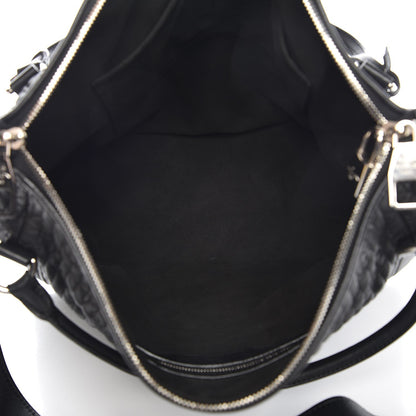 Louis Vuitton Monogram Lambskin Antheia Ixia MM Black 6 of 12