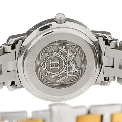 Hermes Stainless Steel 24mm Clipper Quartz Watch Gold 4 of 4