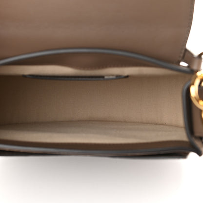 Chloe Calfskin Crocodile Embossed Large Tess Bag Army Green 5 of 11