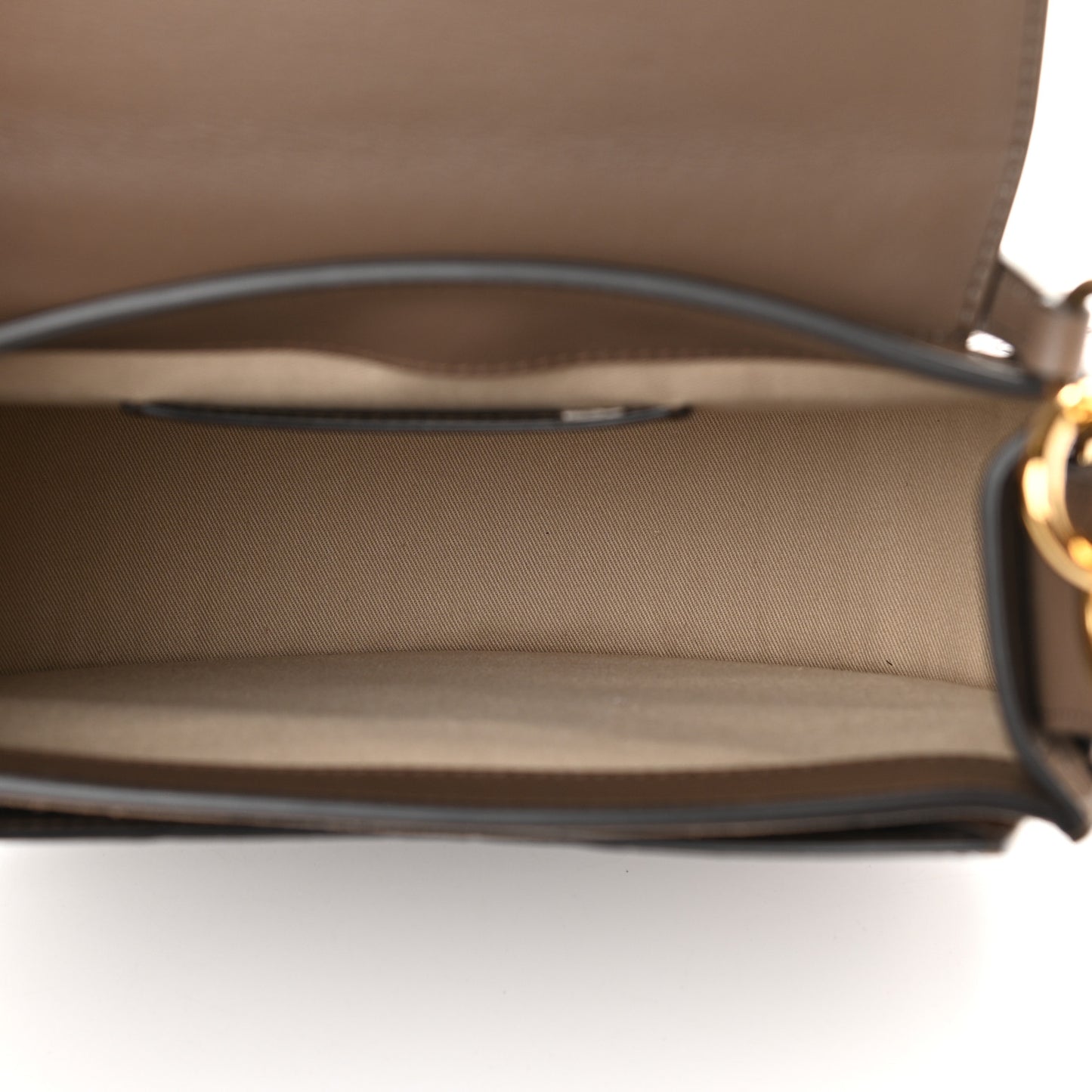 Calfskin Crocodile Embossed Large Tess Bag Army Green