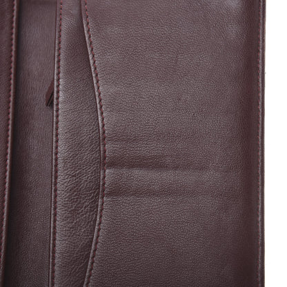 Chanel Lambskin Quilted Yen Wallet Black 9 of 11
