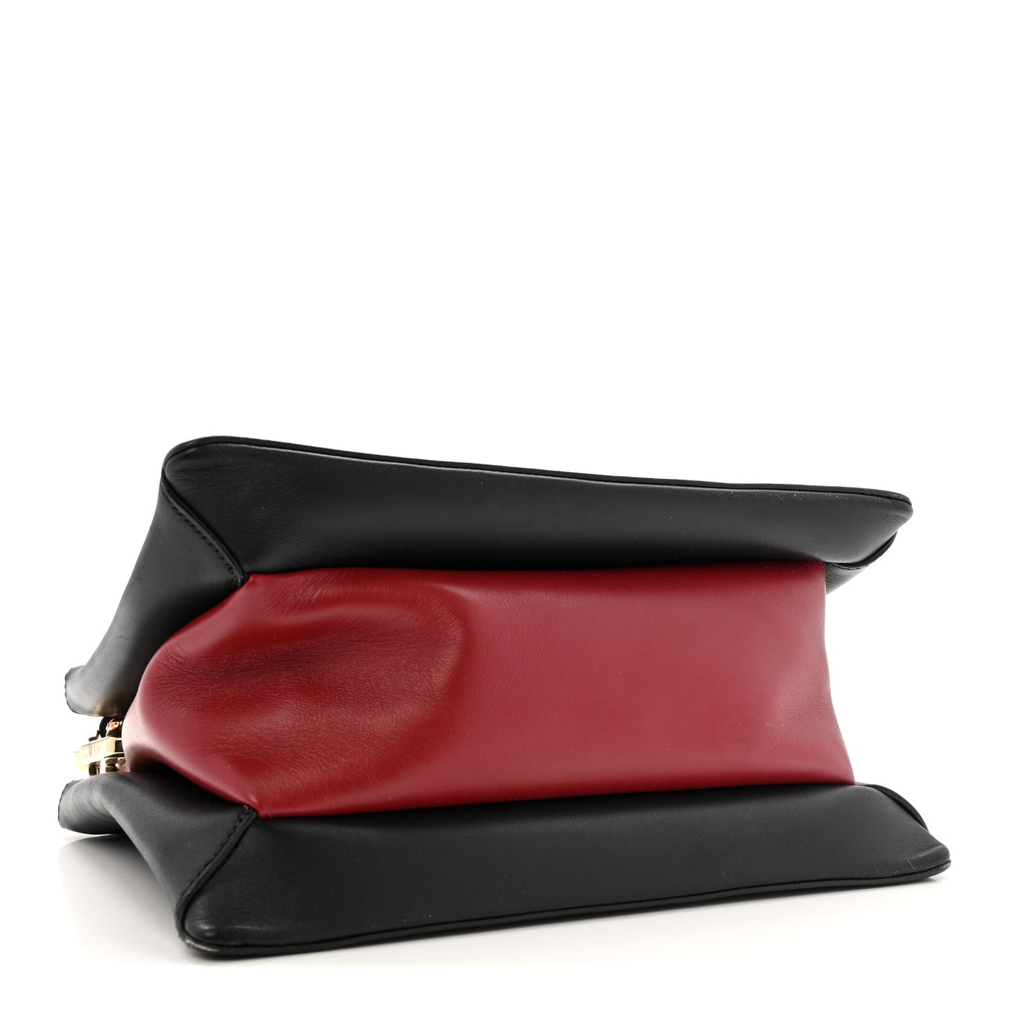 New Calfskin Small Deux Shoulder Bag Black