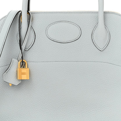 Hermes Taurillon Clemence Bolide 31 Bleu Pale 8 of 11