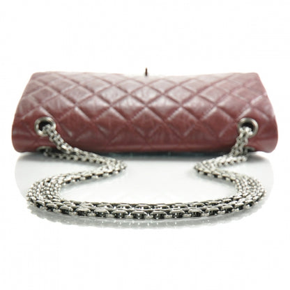 Chanel Distressed Leather 2.55 Reissue 226 Flap Bordeaux 5 of 9