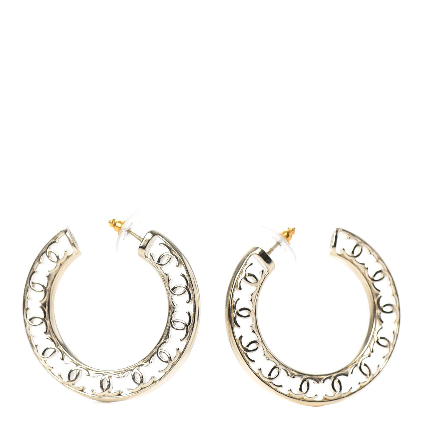 CC Hoop Earrings Gold