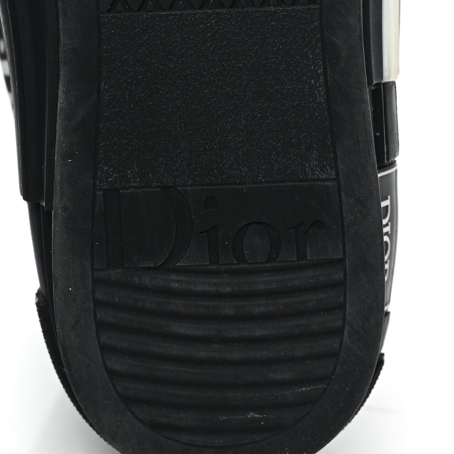 Technical Canvas Oblique Mens B23 High Top Sneakers 42 Black White