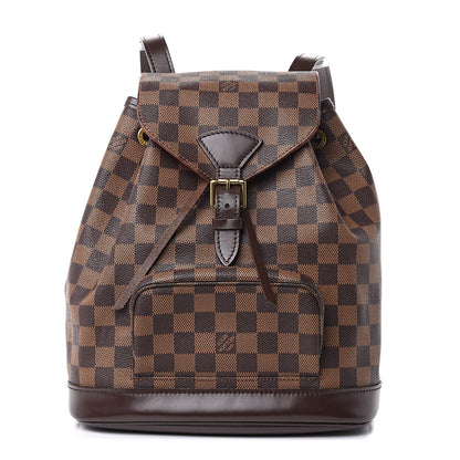 Louis Vuitton Damier Ebene Montsouris MM Backpack 1 of 14