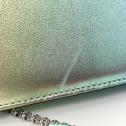 Christian Louboutin Metallic Nappa Loubi54 Crossbody Clutch Multicolor Silver 11 of 11