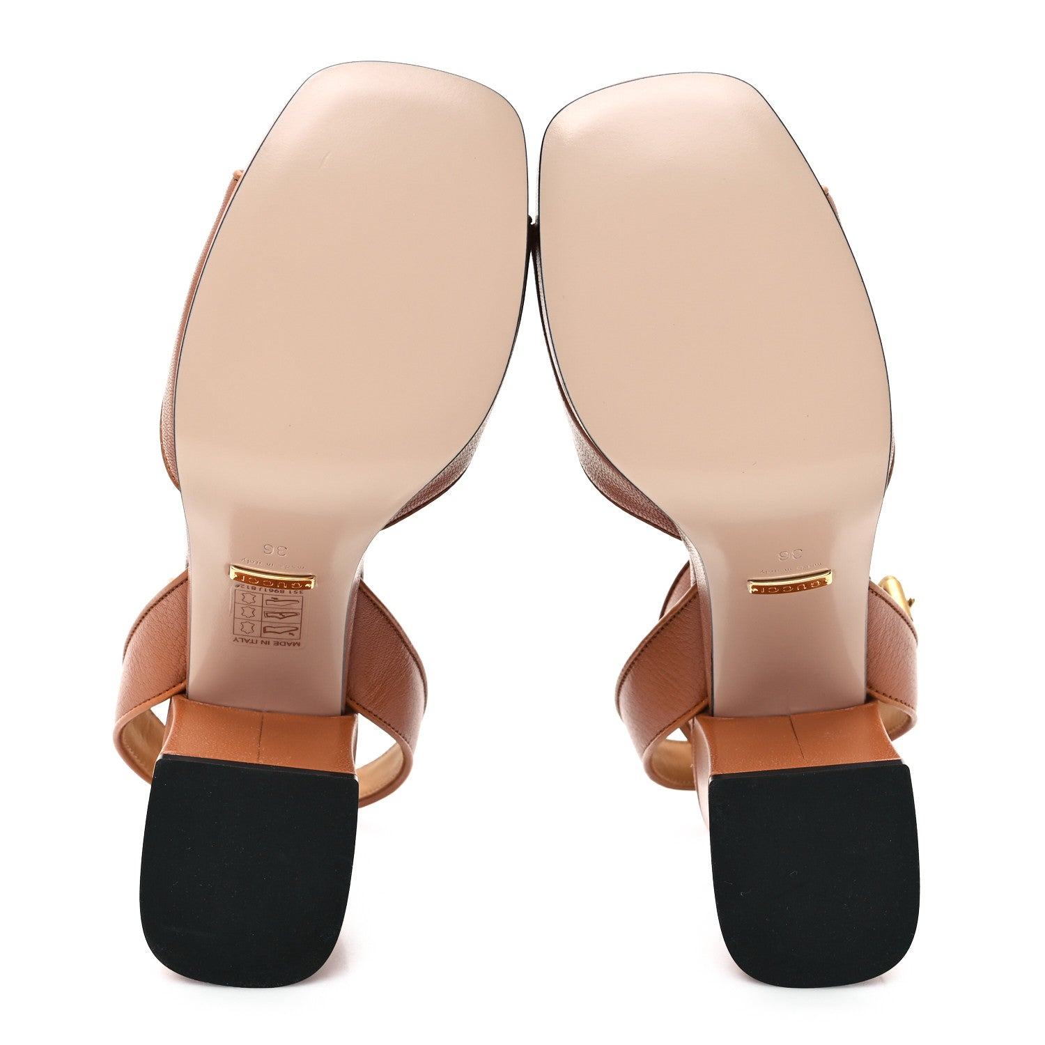 Gucci Quentin Granada Kid Horsebit 25/60mm Platform Sandals 36 Harness Brown 6 of 10