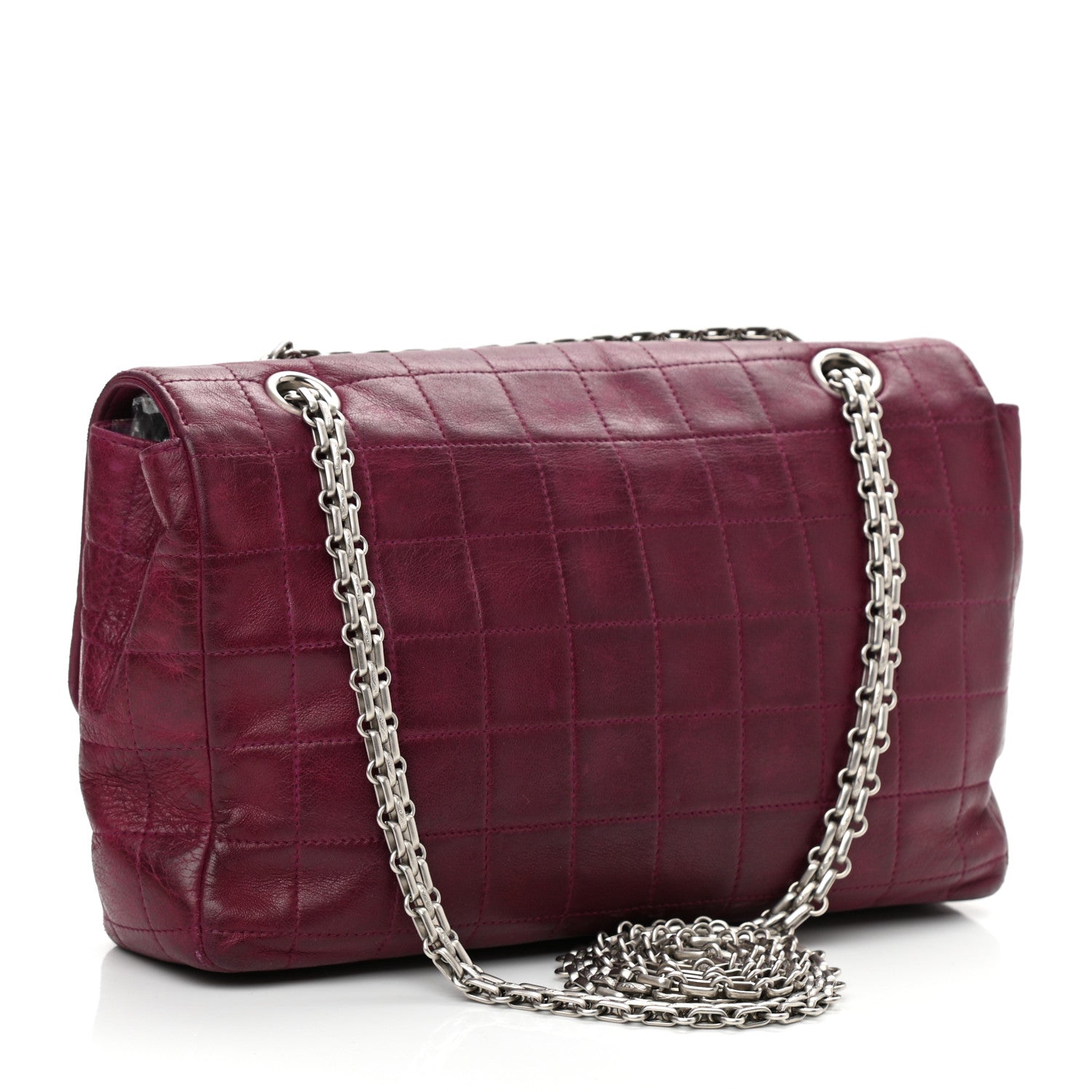 Chanel Lambskin Chocolate Bar Mademoiselle Flap Purple 3 of 11