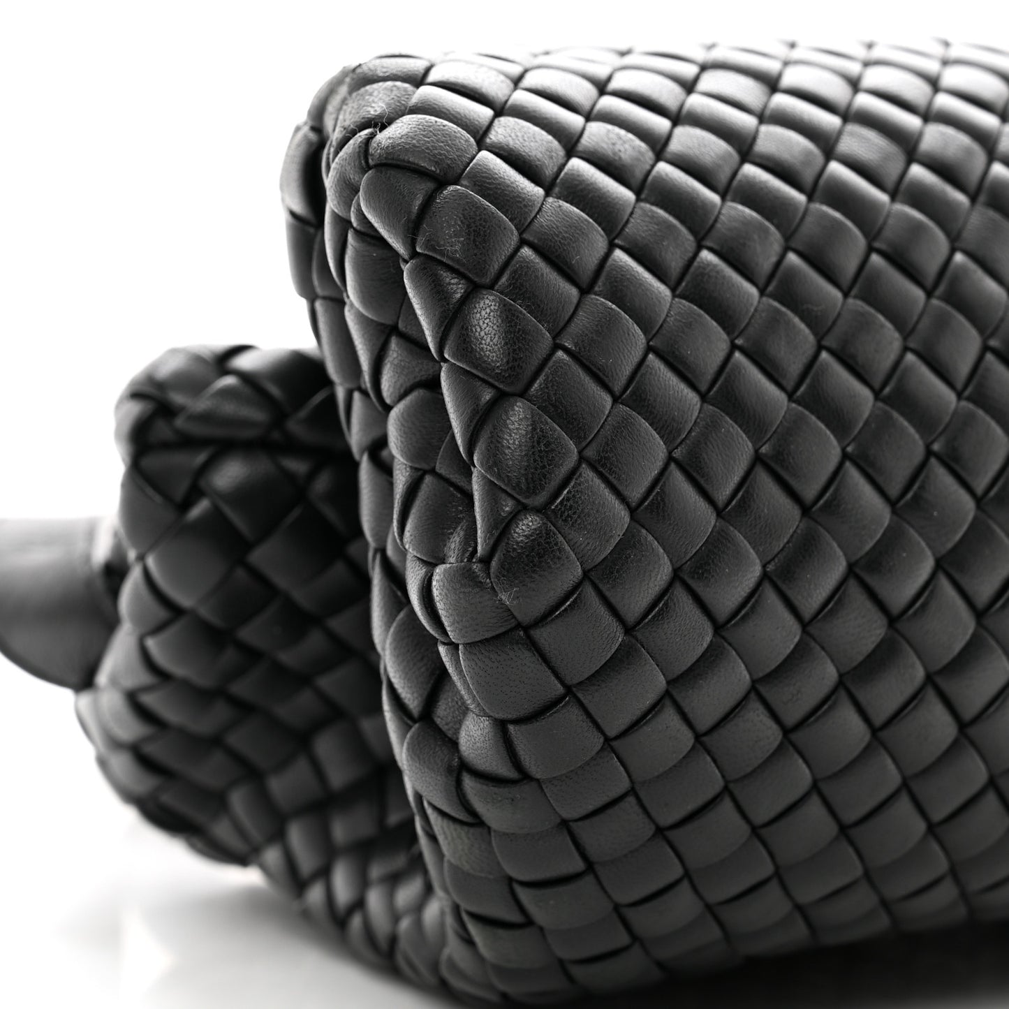 Nappa Intrecciato Small Padded The Handle Black