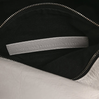 Balenciaga Peach Calfskin Small BB Soft Flap Bag Optic White 7 of 10