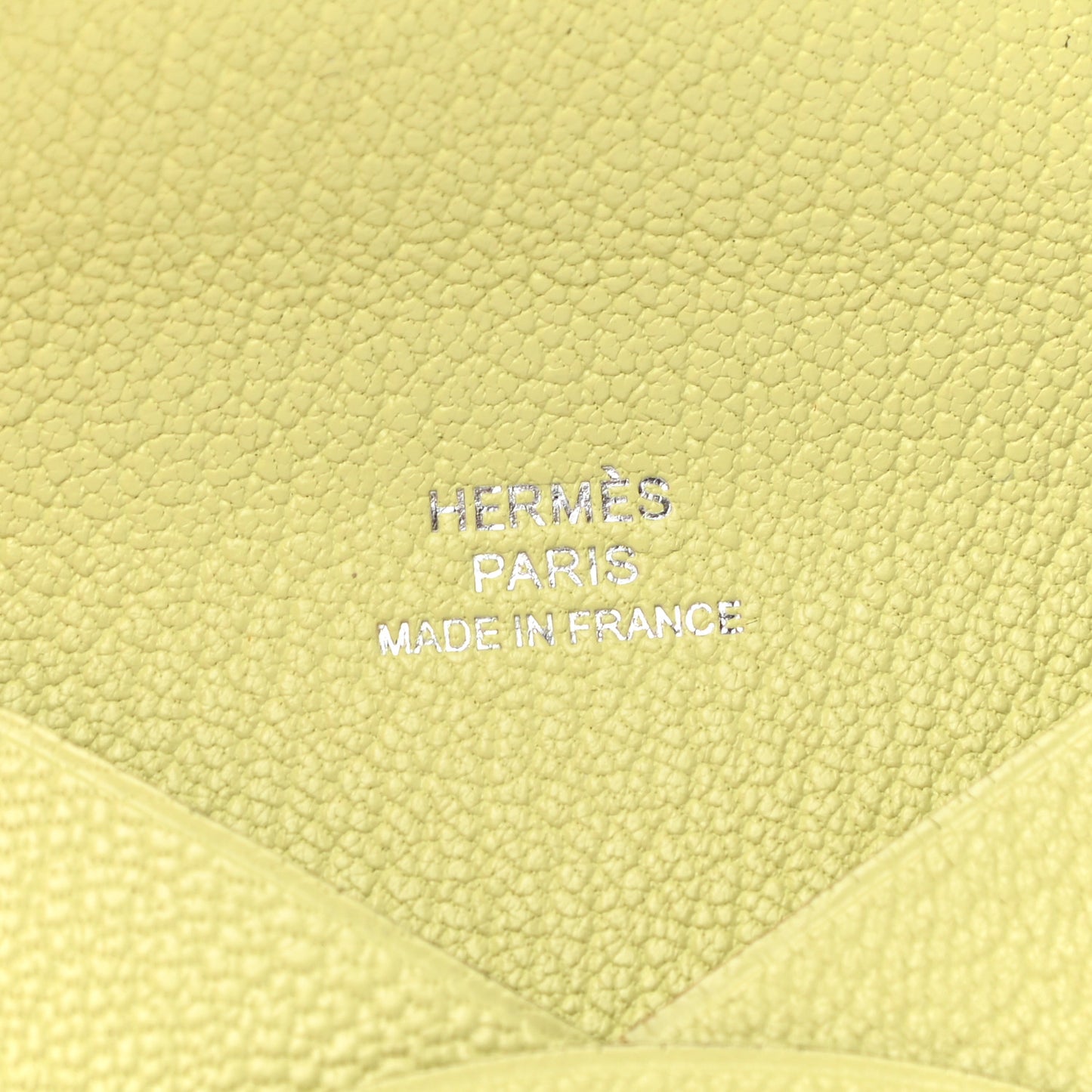 Chevre Mysore Calvi Card Case Jaune Bourgeon