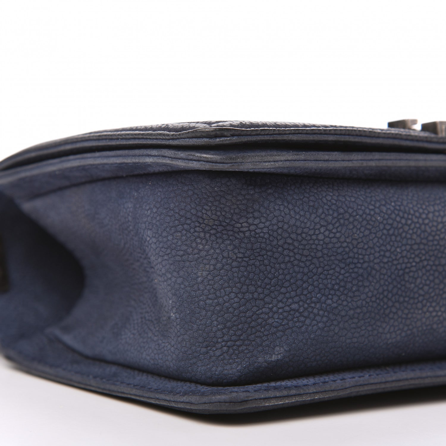 Chanel Iridescent Caviar Quilted Medium Boy Flap Dark Blue 5 of 10