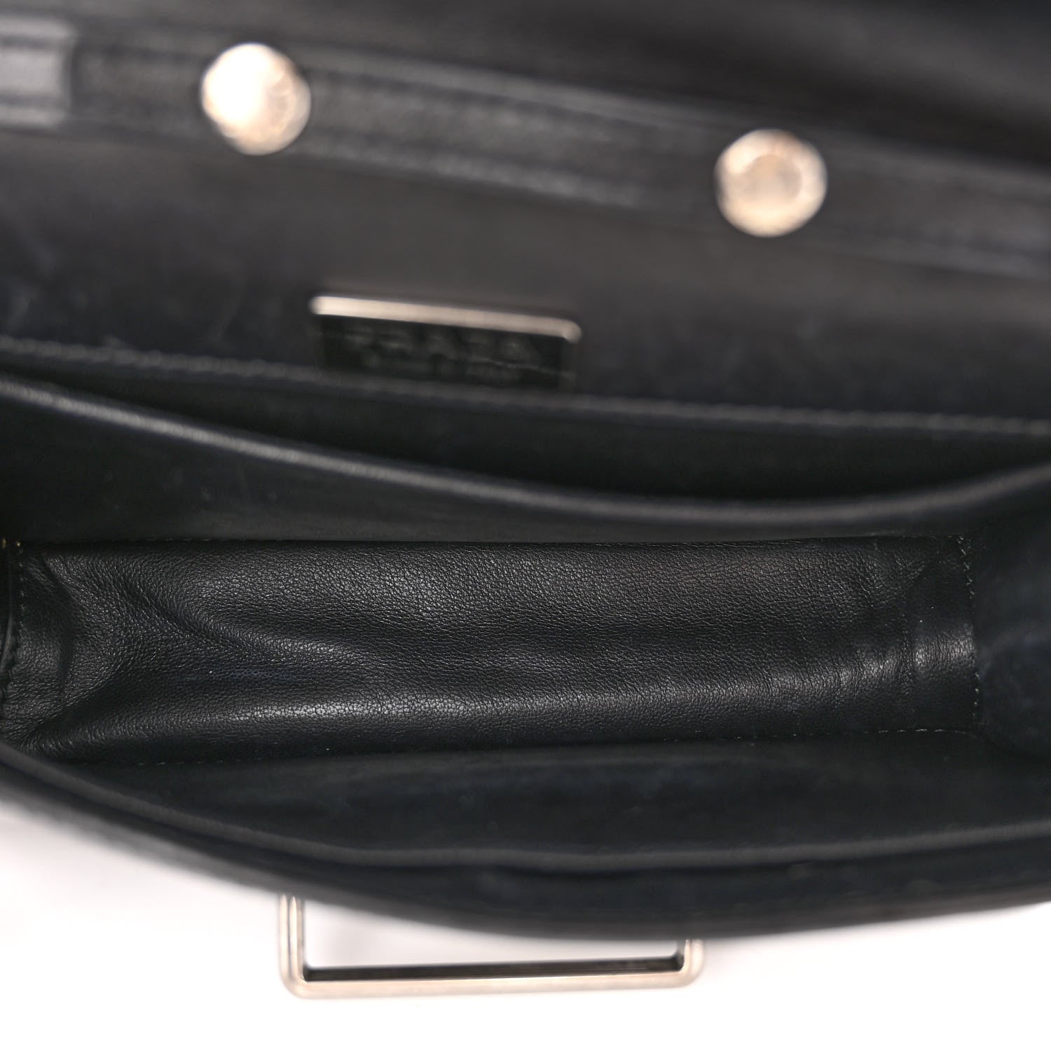 Prada City Calf Saffiano Cahier Astrology Bag Black 5 of 10