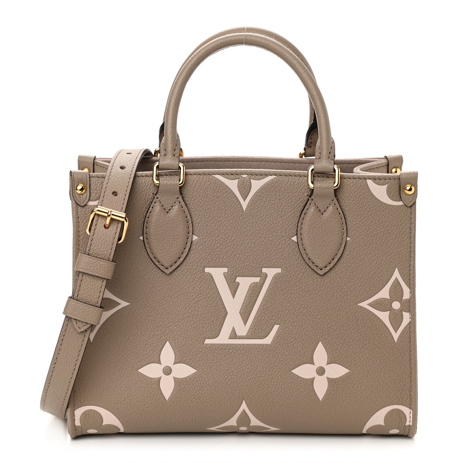Louis Vuitton Empreinte Monogram Giant Onthego PM Tourterelle Creme 1 of 7