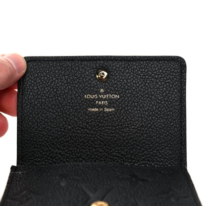 Louis Vuitton Empreinte Business Card Holder Black 6 of 9